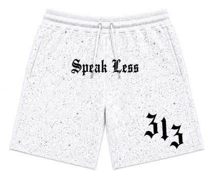 𝔖𝔭𝔢𝔞𝔨 𝔏𝔢𝔰𝔰 white shorts ￼