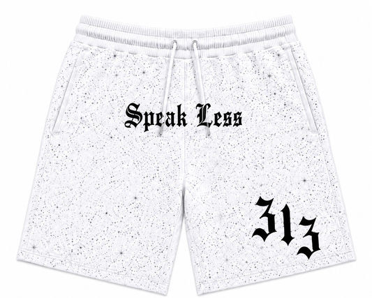 𝔖𝔭𝔢𝔞𝔨 𝔏𝔢𝔰𝔰 white shorts ￼