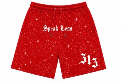 𝕾𝖕𝖊𝖆𝖐 𝕷𝖊𝖘𝖘 red shorts ￼