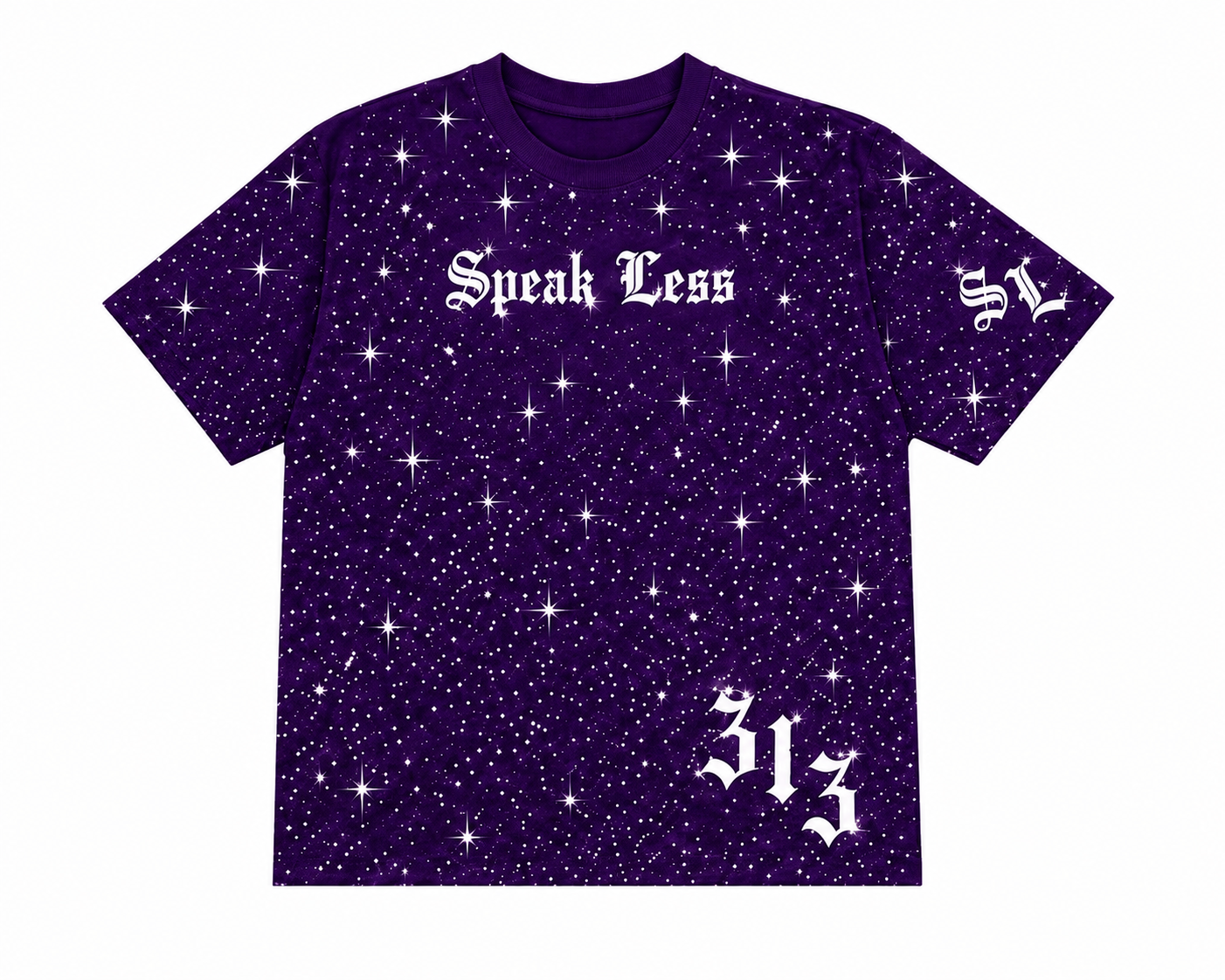 𝕾𝖕𝖊𝖆𝖐 𝕷𝖊𝖘𝖘 purple shirt ￼